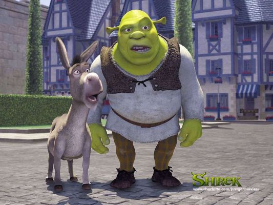 Shrek+oslík